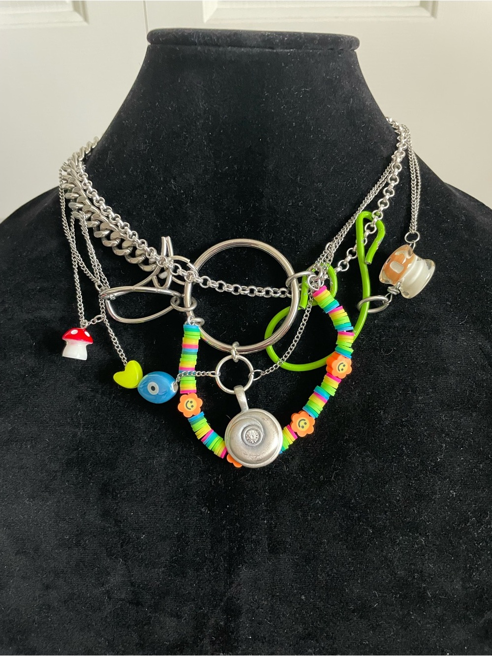 Colourful Chain Choker
